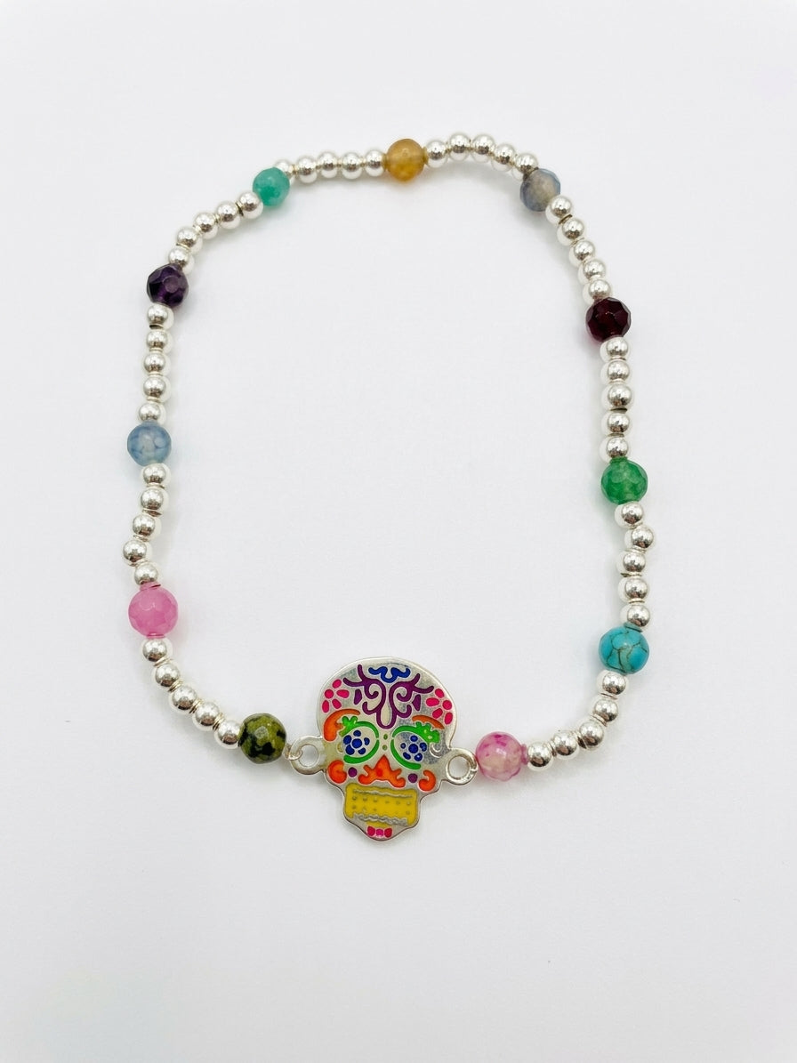 Pulsera Calaverita Floral