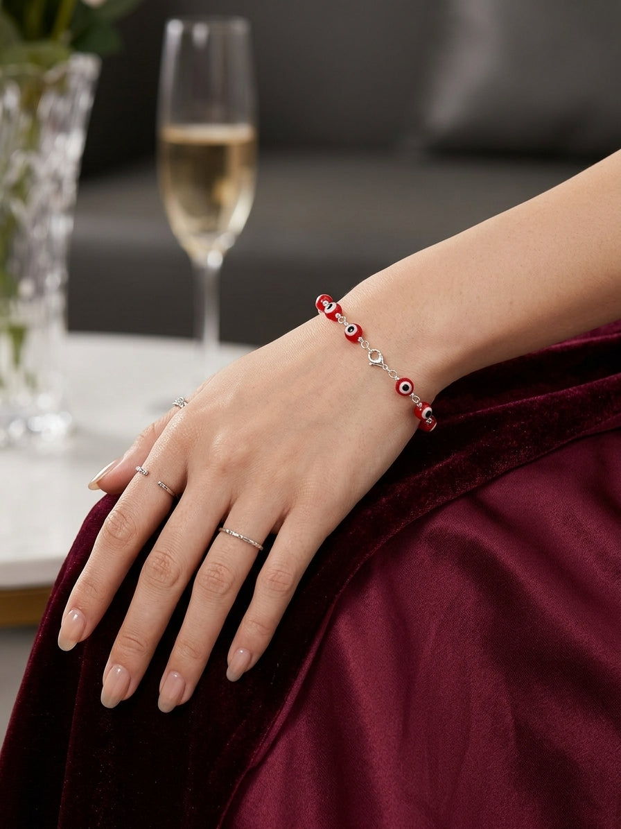 Pulsera Ojo Turco Rojo