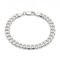Pulsera Tejido Fígaro 1x1 en Plata .925 - 20 cm (Grosor 4.2 mm / 0.42 cm) | Eslabón Ligero Unisex