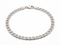 Pulsera Tejido Tipo Gucci / Marina en Plata .925 - 20 cm (Grosor 4.3 mm / 0.43 cm) | Eslabón Mediano Unisex