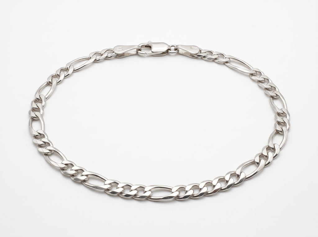 Pulsera Tejido Cartier 3x1 en Plata .925 - 20 cm (Grosor 3.5 mm / 0.35 cm) | Eslabón Ligero Minimalista