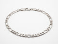 Pulsera Tejido Cartier 3x1 en Plata .925 - 20 cm (Grosor 3.5 mm / 0.35 cm) | Eslabón Ligero Minimalista
