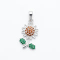 Dije Girasol Pavé Multicolor