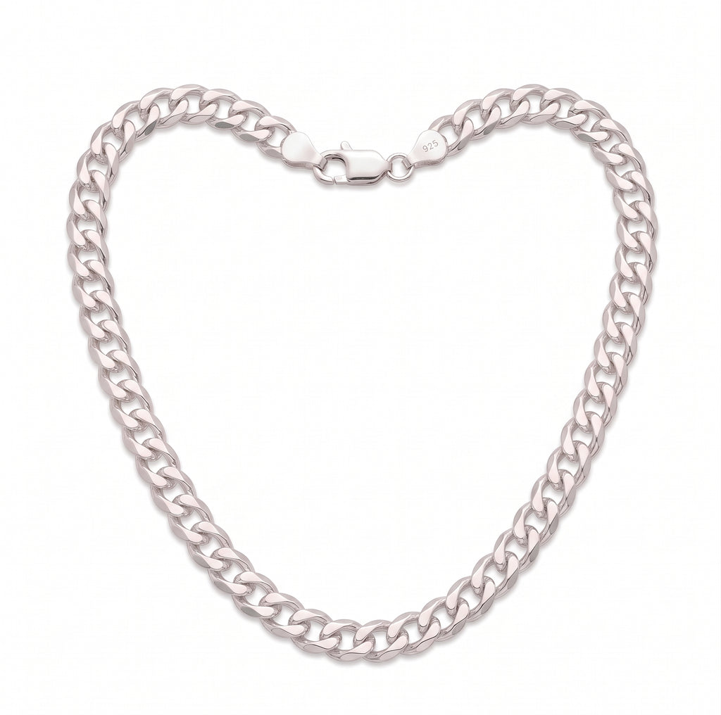 Cadena Tejido Barbada Cubana- 1.4 mm (0.14 cm) | Eslabón Delgado Unisex